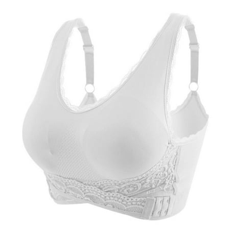 

Women s Cross Side Buckle Push-up Bra Seamless Yoga Bra Sleep Bralette Lingerie