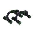 thumbnail image 2 of Manijas para flexiones, paralelas, entrenamiento de fitness con asas ergonómicas, minibombas, manijas para flexiones para equipos de gimnasio en casa verde, 2 of 8