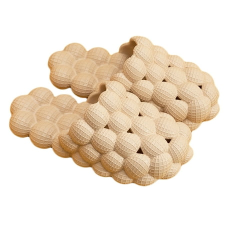 

Indoor Massage Slippers Unisex Non-Slip Soft Bottom Slides Couple Bathroom Shoes