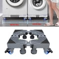 thumbnail image 4 of Soporte De Base Sunnimix Para Lavadora Refrigerador Carro De Rodillos Estilo 2 Gris, 4 of 8