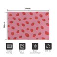 thumbnail image 5 of Red Strawberry Plants Fruit Pink Pattern Door Rugs,Washable Non Slip Door Mats Indoor,Decorative Door Mats,Entry Mat Indoor for Entrance,Bedroom,Kitchen,Bathroom,16"x24", 5 of 6