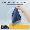thumbnail image 3 of uncn Microwave Heat Pad with Washable Cover Heat Packs for Relaxation Microwavable Wheat Bags (44×13.5cm) Soft Weighted Neck Warmer for Hot/Cold Use, 3 of 7