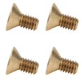 thumbnail image 4 of 50 Uds tornillo con cabeza hexagonal plana cobre cabeza avellanada sujetador Hardware suministros industriales M4M4x8 VoborMX herramienta, 4 of 8