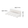 thumbnail image 2 of TIMIFIS Toothbrush Holder Multi Functional, No Punching, Toothbrush Rack, Bathroom Dormitory, Wall Mounted, Bathroom Mouthwash Cup Rack Storage Rack Hooks/Hangers/Holders, 2 of 2