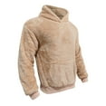 thumbnail image 3 of Chiccall Mens Fleece Hoodies Warm Comfy Fuzzy Hooded Pullover Sweatshirts with Pocket, 3 of 8