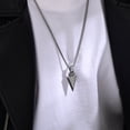 thumbnail image 4 of Colgante de acero inoxidable, collar de acero de color para hombre, joyería con personalidad de hip hop, joyería Spring Creek Water, 4 of 5