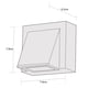 thumbnail image 4 of Estevez Luminaria LED Loyd 3W 3000K Sobremuro, Uso Exterior, Protección IP54, Color Negro, 4 of 9