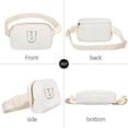 thumbnail image 2 of Letra inicial personalizada Fanny Pack VOROLO White Girl, 2 of 6