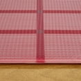 thumbnail image 6 of TOWN & COUNTRY BASICS Comfort Plus Windowpane Plaid Anti Fatigue Comfort Mat, Kitchen Runner Mat, Standing Desk Mat, Dorm Room Rug, Non-Slip Backing, Red, 18"x55", 6 of 12
