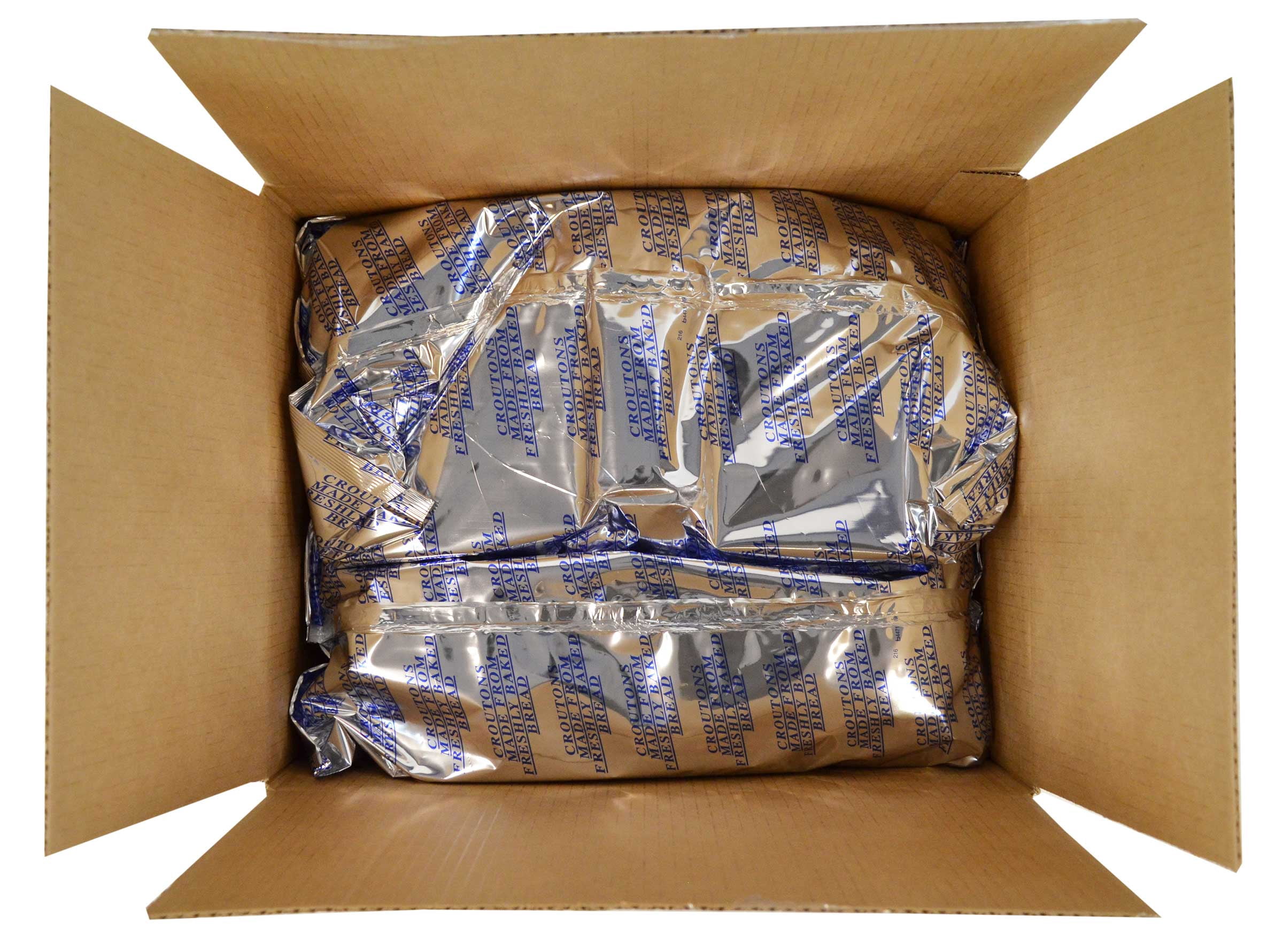 Fresh Gourmet Country Cut Cheese and Garlic Whole Grain Croutons, 2.5 Pound -- 4 per case.
