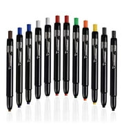Listo 1620 - Box of 12 - ASSORTED COLORS - China Markers/Grease Pencils/China Marking/Pencils/Wax Pencils