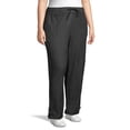 thumbnail image 3 of Women's Plus Size French Terry Jogger with Lace-up Legs, 3 of 5