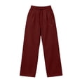thumbnail image 5 of Tumotour Plus Size Sweatpants for Women'S Elastic High Waist Wide-Leg Pants Drawstring Loose Athletic Workout Running Joggers with Pocket, 5 of 7