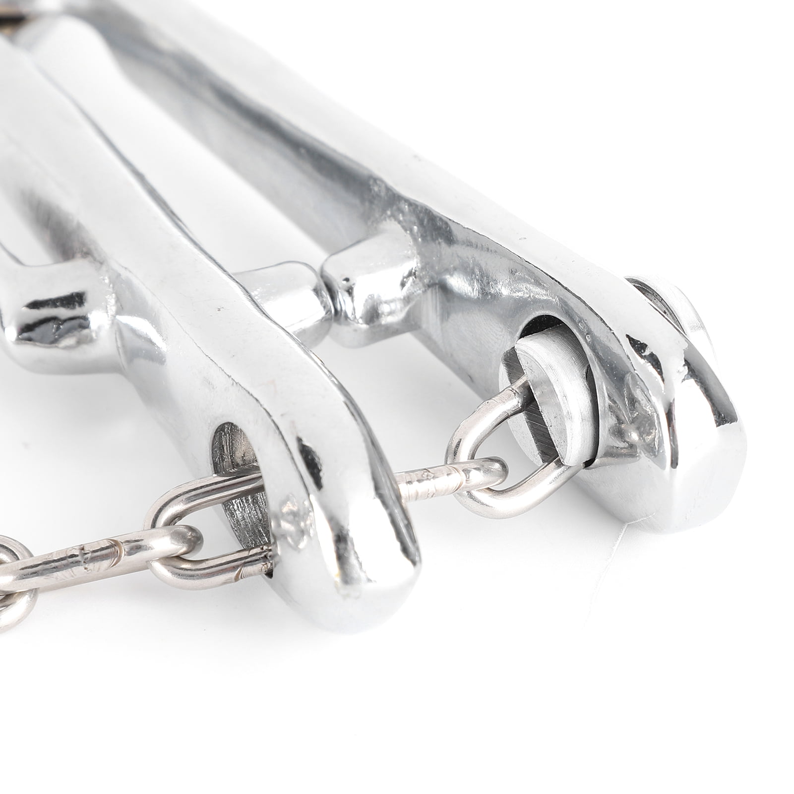 Cow Nose Pliers Stainless Steel Cattle Ring with Chain Cattles Traction Clamp