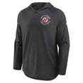 thumbnail image 5 of Men's Fanatics Charcoal New Jersey Devils Authentic Pro Rink Raglan Hoodie, 5 of 7