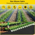 thumbnail image 5 of AOILE 4ft x 250ft Weed Barrier Landscape Fabric - Heavy Duty 1.8oz Non-Woven Ground Cover for Weed Control & Erosion Prevention, 5 of 8