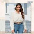 thumbnail image 3 of WERFORU Women Leather Belt Waist Skinny Dress Belts Solid Pin Buckle Belt for Jeans Pants, 3 of 7