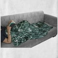 thumbnail image 6 of Pearls Soft Flannel Fleece Throw Blanket, Crystal Clear Balls Coins Pattern Never Ending Liquid Objects Monochrome Design Print, Cozy Plush for Indoor and Outdoor Use, 70" x 90", Teal, by Ambesonne, 6 of 6