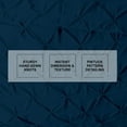 thumbnail image 3 of Kotton Culture 3Pc Queen Size Pinch Duvet Cover Set 100% Egyptian Cotton 1000 TC Teal, 3 of 4