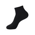 thumbnail image 2 of Hanes Moves Men's Ankle Socks Pack, 4-Pair , 360 Stretch, Lightweight, Moisture Wicking Black 6-12, 2 of 3