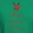 thumbnail image 3 of CafePress - All You Knit Is Love T Shirt - Men's Classic Graphic Cotton T-Shirt, 3 of 4
