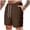 Coffee, variant on Men Casual Sports Shorts Summer Holiday Solid Surfing Beach Pants Mens Shorts Size 38 Mens Band 13 Comfortable Shorts for Men Shorts with Tech Pocket Shorts for Men Beach Shorts Long Foam Size Open