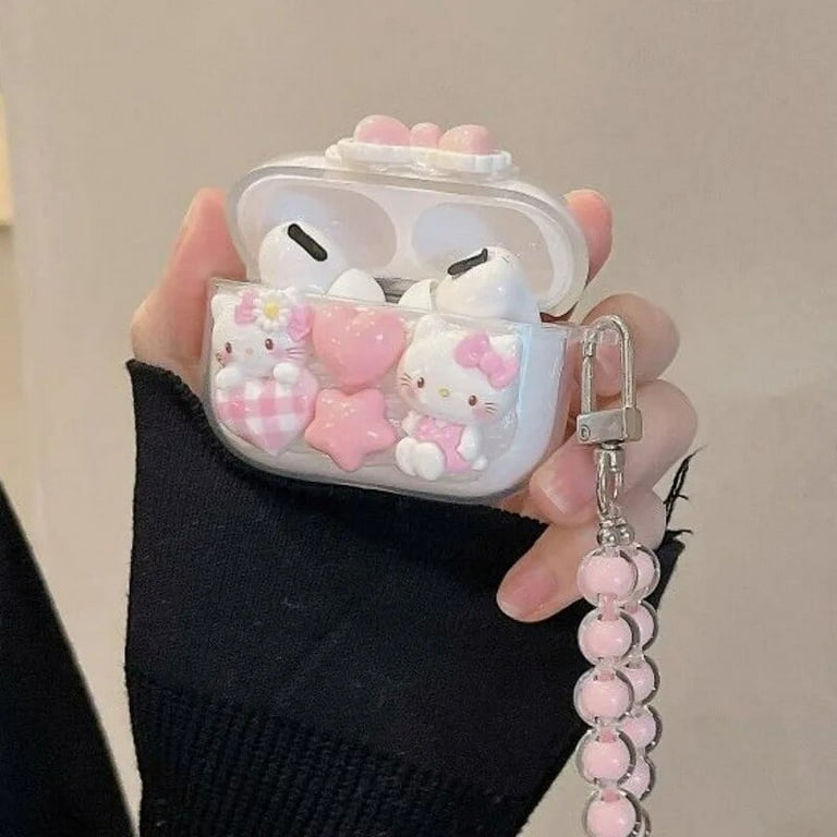 New Pink Sanrio Hello Kitty Airpods Case For Airpods