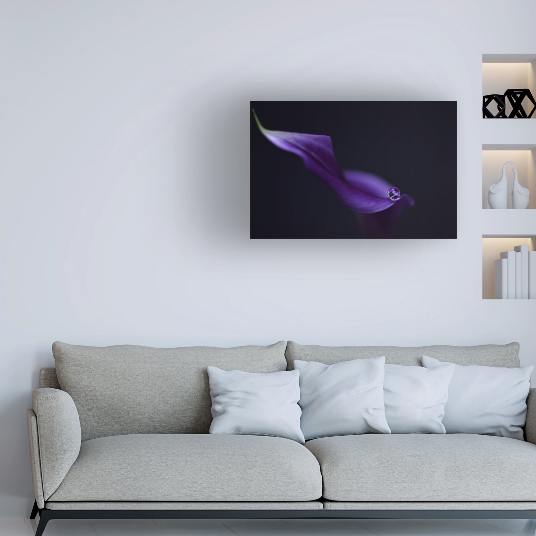 Canvas Wall Art - Heidi Westum 'Kala`S Pearl Lll' Wall Art for Living Room, Bedroom, or Office Décor by Trademark Fine Art - 32 x 22 Inches