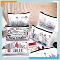 thumbnail image 3 of Bolsa de cosméticos Reginary City Souvenir Seattle, 6 unidades, para mujer, 3 of 7