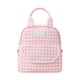 thumbnail image 2 of Lonchera, Bento Boxes, Bolsa para mamá, Nuevo patrón a cuadros, Bolsa para leche trasera de moda, Botella de leche para exteriores, Bolsa térmica para picnic, Bolsa para almuerzo multiusos, Bolsa Bent, 2 of 5