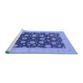 thumbnail image 2 of Ahgly Company Machine Washable Indoor Rectangle Oriental Blue Industrial Area Rugs, 7' x 9', 2 of 4