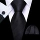 thumbnail image 3 of Set de Corbata Barry.Wang Clásica de Seda con Pañuelo para Hombre, 3 of 3