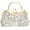 White, variant on Evening Bag Beaded Clutch Handbag for Women, Floral Embroidery Rhinestone Vintage Bags for Wedding Prom Bridal Party