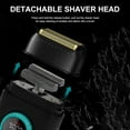 thumbnail image 3 of VGR 378 Electric Shavers for Men, Triple Floating Blade Foil Shaver Cordless Men's Electric Razor, 9000 RPM Motor Bald Shavers Titanium Foils with LED Display, Barber Supplies (Red), 3 of 6