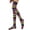 Black, variant on Women's Thigh High Over Knee Socks - Striped Boot Socks & Leg Warmers for Daily, Sports, Cosplay Navy One Size