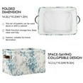 thumbnail image 2 of Elegant Baroque Floral Flowers Storage Bins with Handle Fabric Organizer Basket Foldable Box 2 Pack 14.2x10.2x8.3, 2 of 8