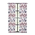 thumbnail image 2 of Achim Poppy Field Floral Rod Pocket Room Darkening Curtain Panel, Blush, 50" x 63", 2 of 6