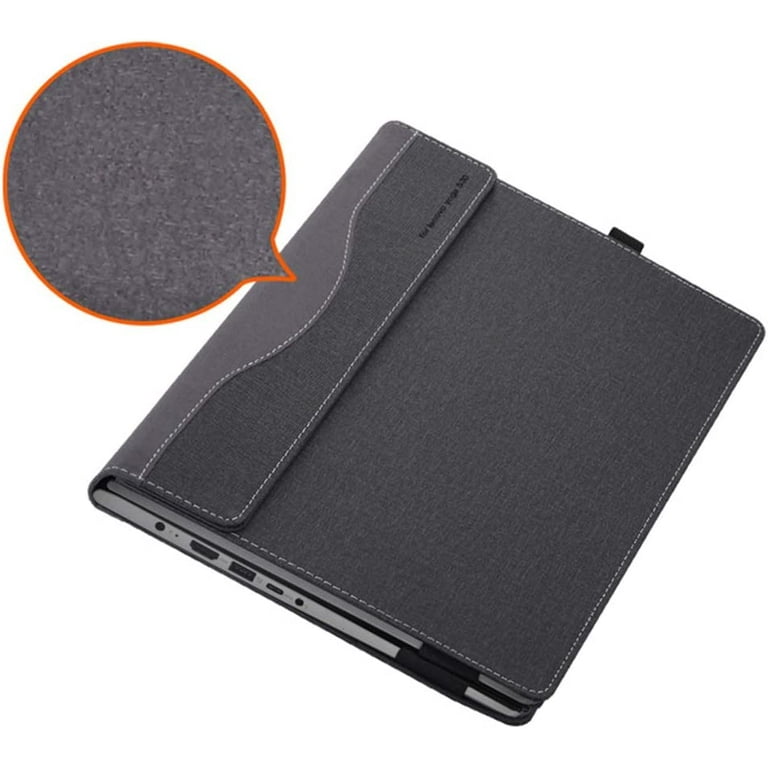 Case Cover for Lenovo Yoga 14 9i gen 8 2023 Lenvov Yoga Air 14c 14 inch PU Leather Protective Hard Shell Case Cover Compatible with Lenvov Yoga Air 14c IAP7 14 Accessories 14 Black