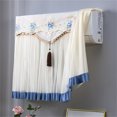 Wall AC Dust Cover with Polyester Extended Airflows Curtain, Decorative ...