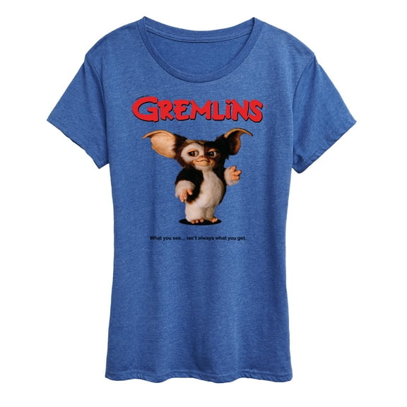 Gremlins - Original Movie Poster - What You See Isn’t What You Get - Women's Short Sleeve Graphic T-Shirt