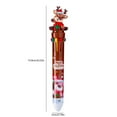 thumbnail image 3 of 10-Color Retractable Ballpoint Pen, Cute Cartoon Multi Pen for Writing & Drawing - Fun Holiday Gift for Kids, Students, Office, 0.5mm TipB(Green), 3 of 5
