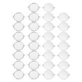 thumbnail image 1 of Unique Bargains Plateaux Pendentifs, Lot de 30 Plateaux Ronds en Acier Inoxydable 316 de 30mm Base Pendentifs avec 2 Anneaux, 1 of 6