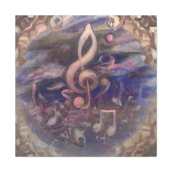 Music of Melody Sky - Canvas