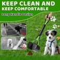 thumbnail image 4 of Dog Poop Trash Can Outside with Pooper Scooper and Metal Rake & Tray, 20L/5Gal Dog Waste Trash Can with Lid, Pedal and Removable Inner Waste Bin, Pet Poop Bin with 100 Bags, Green, 4 of 12