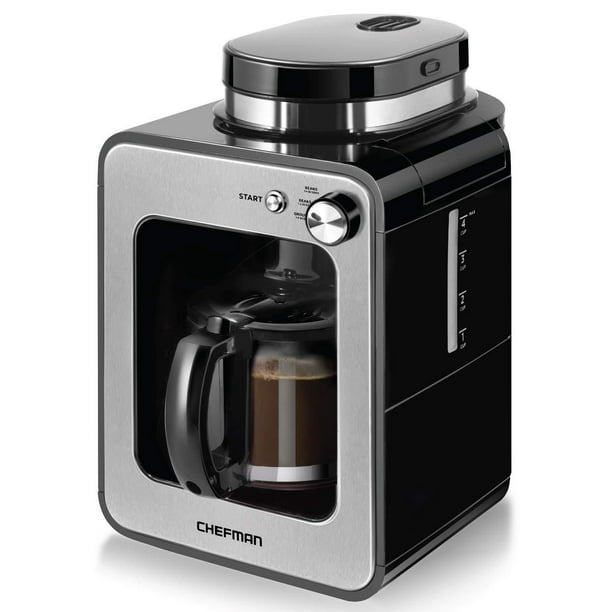 Best Buy: CHEFMAN 12-Cup Coffee Maker with Digital Electric Brewer  Stainless Steel RJ14-12-SQ