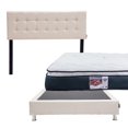 thumbnail image 1 of Colchón Matrimonial + Box Dolum + Cabecera Bilbao Spring Air Dicasa Monaco, 1 of 8