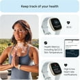 thumbnail image 4 of Reloj inteligente Fitbit Sense 2 Advanced Health Blue Mist/Pale Gold, 4 of 8