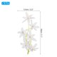 thumbnail image 2 of Uxcell 7" Flores de Orquídea Artificial para Velas Flotantes Simulación Rellenos de Jarrón Blancos 16 Pcs, 2 of 5