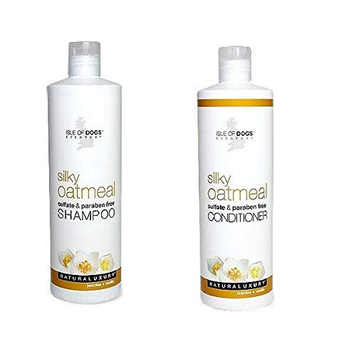 MPP Silky Oatmeal Everday Dog Shampoo and Skin Conditioner 2 Bottle Sets Choose Size (Set of Two 16 oz Bottles)