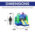 thumbnail image 7 of JumpOrange OctoBounce Extravaganza Outdoor Inflatable Bounce House with Blower and Slide, 7 of 7